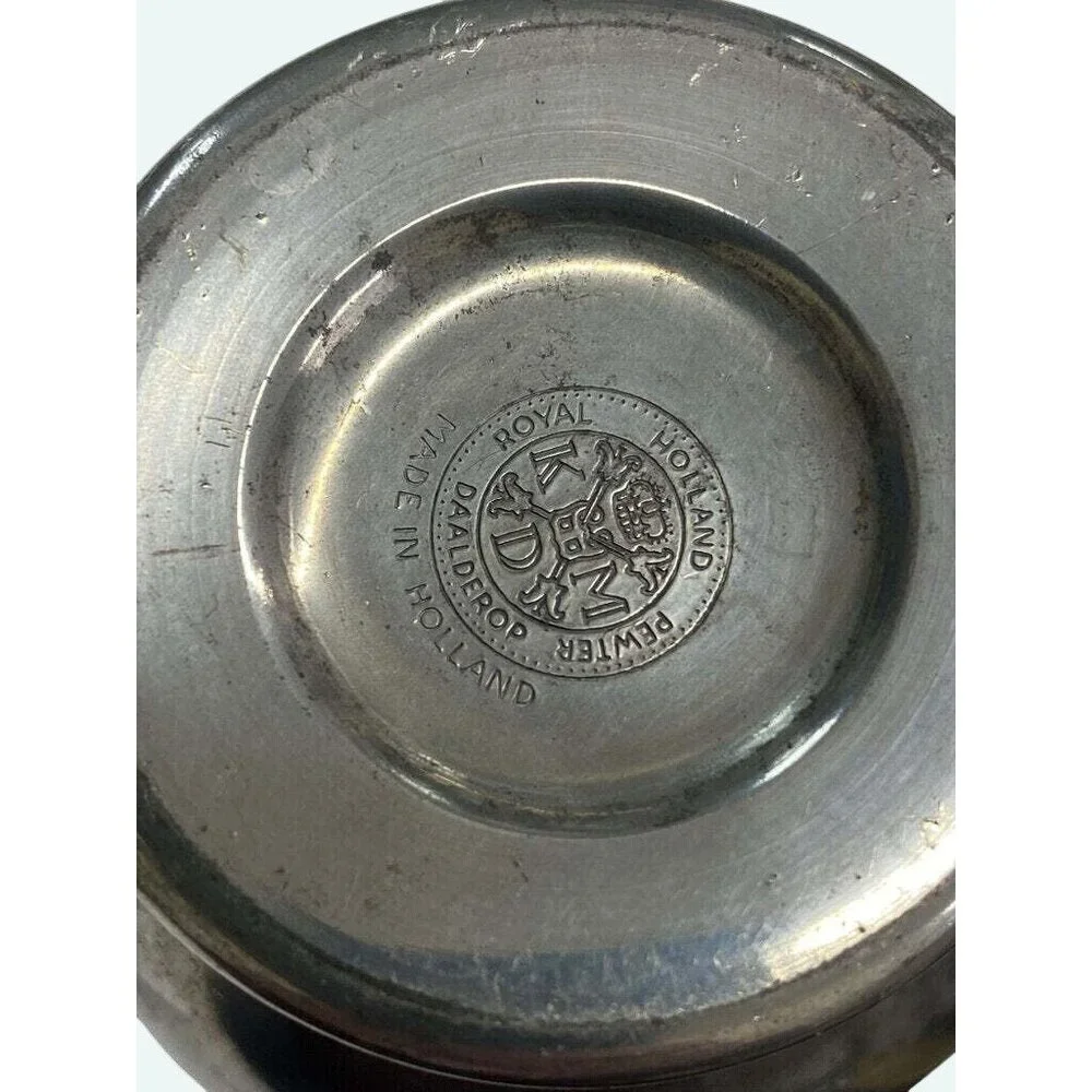 Vintage Royal Holland Pewter Vase Made In Holland - Picture 4 of 4